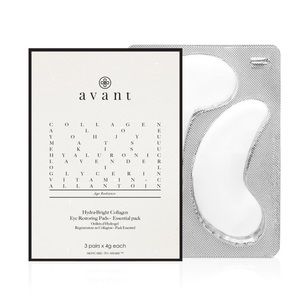 Avant Hydra Bright Collagen Eye Restoring Pads Eye Mask 3 Pairs Hyaluronic Acid